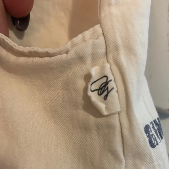 Vintage Flour Sack Print Wide Leg Pants - Picture 5 of 7